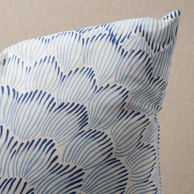 This pillow features Featherbloom by Celerie Kemble for Schumacher with a knife edge finish. Designed by Celerie Kemble,...