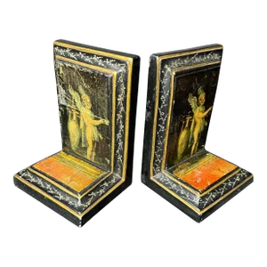 Vintage Italian Cherub Bookends- a Pair