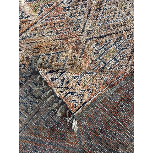 1990s Large Vintage Moroccan Wool Rug, 1990s For Sale - Image 5 of 8