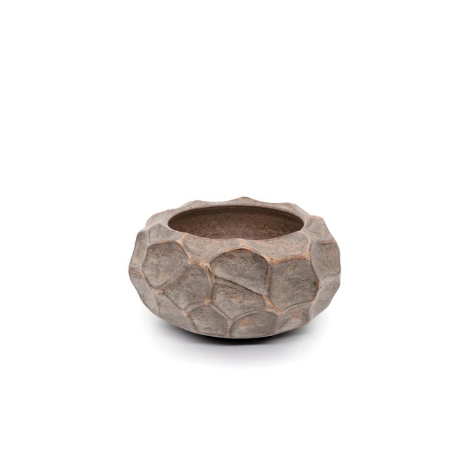 Brutalist Brutalist Sculptural Ceramic Bowl by Irma Yourstone, Sweden, 1970s For Sale - Image 3 of 5