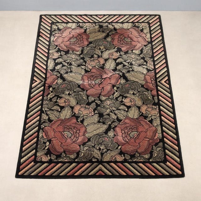 Floral Rug from Missoni, Italy For Sale - Image 3 of 9