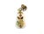 Asian Multicolor Jade Asian Dangle Earrings, 14k Gold For Sale - Image 3 of 9