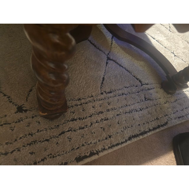 Baker Furniture French Country Coffee Table With Parquetry Top and Carved Legs- Style No. 839 For Sale In Los Angeles - Image 6 of 9