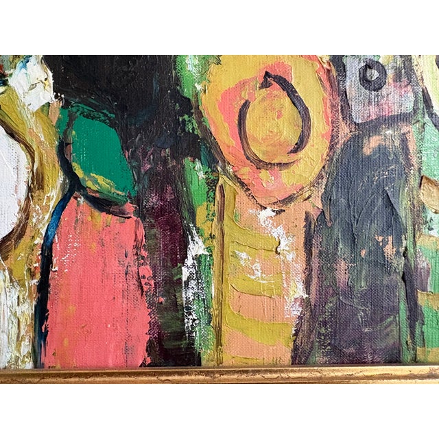 Paint Oil Painting - 20th Century French Expressionism For Sale - Image 7 of 13