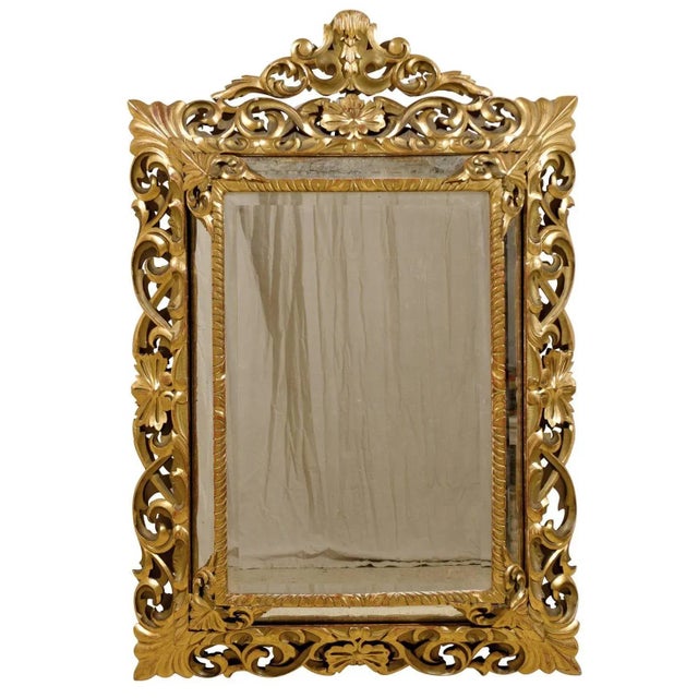 Italian 19th Century Gilt Wood Mirror For Sale - Image 10 of 10