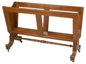 Antique English William IV Folio Stand, 1840s