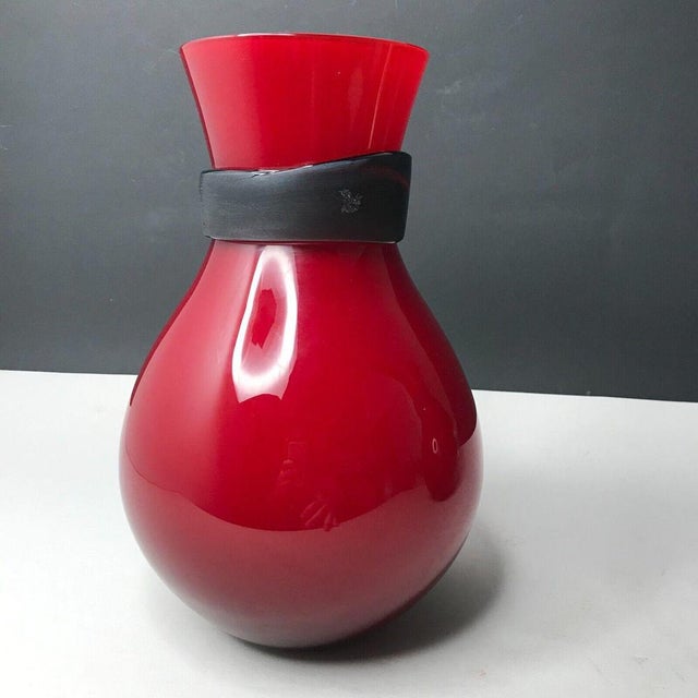 Fasciati Vases by Salviati Murano for Simon Moore, Venice, 1999, Set of 2 For Sale - Image 3 of 18