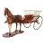 Large Vintage Toy Horse and Cart For Sale