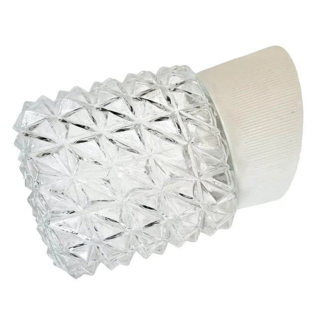 Vintage White Porcelain Wall Light, 1970s For Sale - Image 12 of 12