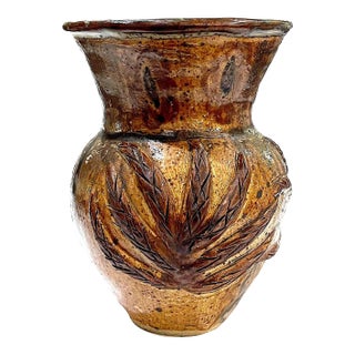 South African KwaZulu-Natal - 1970's Rorke's Drift Pottery Vase by Mirriam Rhumalo For Sale