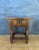 Rustic Early 20th Century Spanish Oak Side Table with Drawer, 1930 For Sale - Image 3 of 11