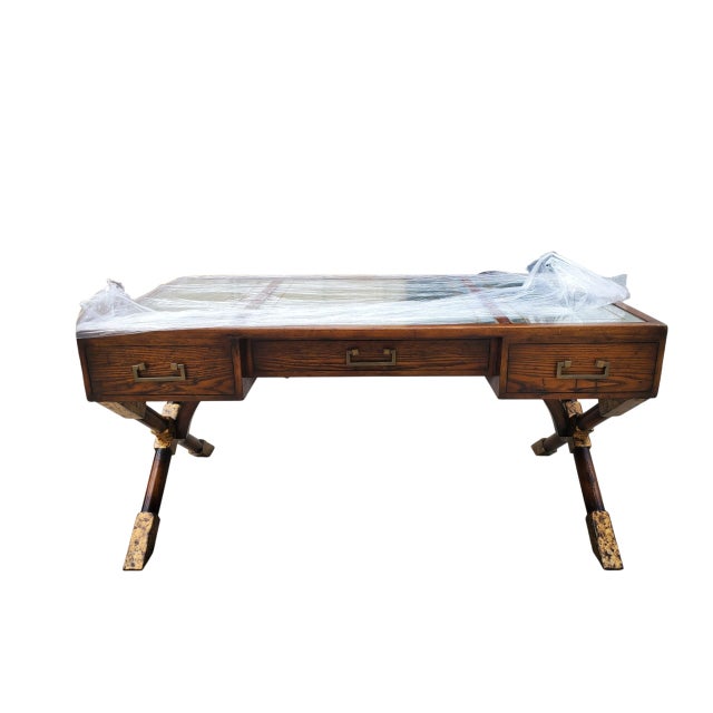 1990s John Richard Campaign Desk For Sale - Image 17 of 17