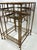 1980s Vintage Faux Bamboo Gilded Metal Nesting Tables For Sale - Image 5 of 9