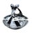 Silver Antique Art Nouveau Pewter Tulip Basket Floral Embossed Design Decorative Handle For Sale - Image 8 of 8