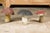 Mid 20th Century Set of Three American Midcentury Painted Concrete Mushroom Garden Ornaments For Sale - Image 9 of 12
