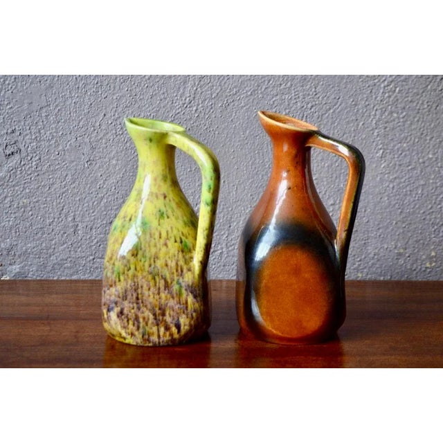 Ceramic Pitchers from Poitiers D'accolay, Set of 2 For Sale - Image 15 of 15