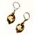 Gold Fancy Cut Golden Citrine Earrings in 14 Karat Yellow Gold - 2 Pieces For Sale - Image 8 of 8