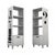 Simbolo Stripes Bookshelf in Powder-Coated Aluminum by Altreforme For Sale - Image 4 of 8