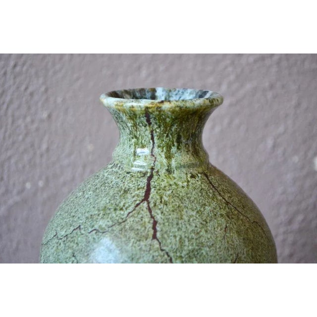 Brutalist Aecroy Marbled Vase from Accolay, 1960s For Sale - Image 3 of 9