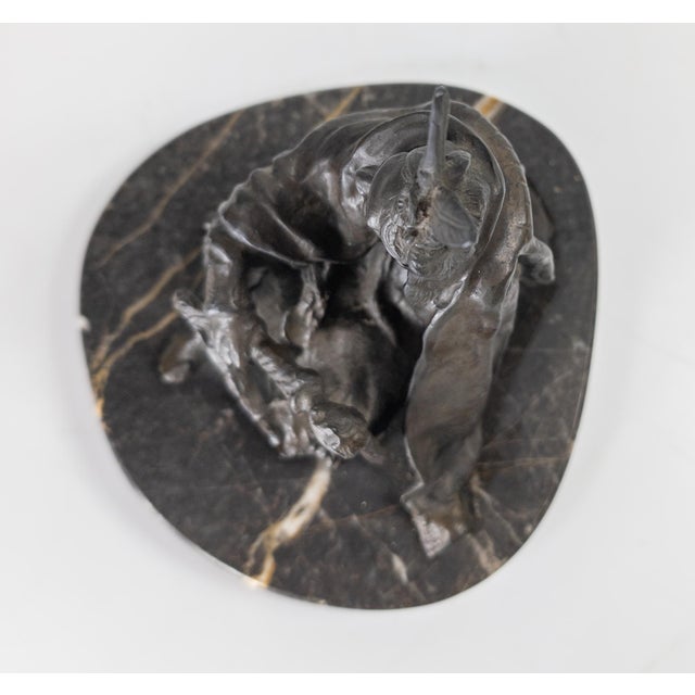 Mid-Century Western Bronze Indian Figure After Carl Kauba For Sale In New York - Image 6 of 11