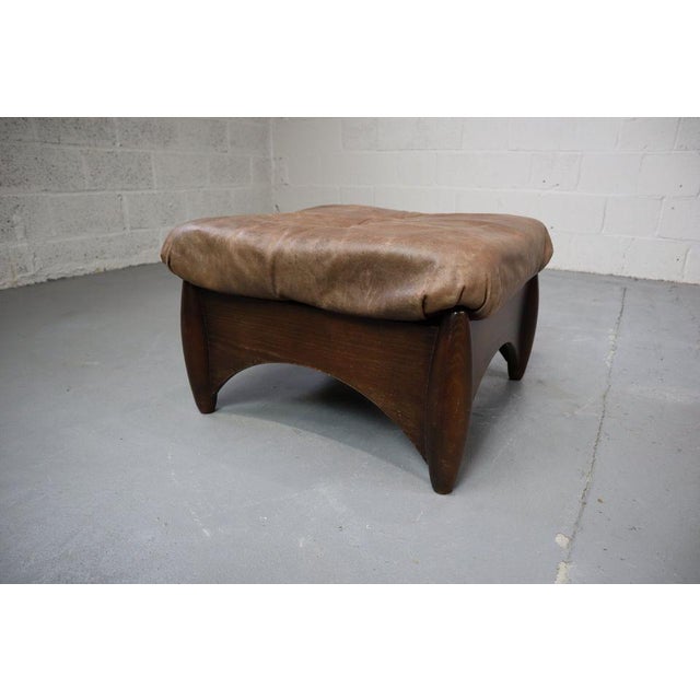 1970s Set of Ranger Lounge Chair with Ottoman by Deforce For Sale - Image 5 of 13