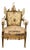 Whimsical Jester Floridus Armchair in McKenzie and Childs Style For Sale