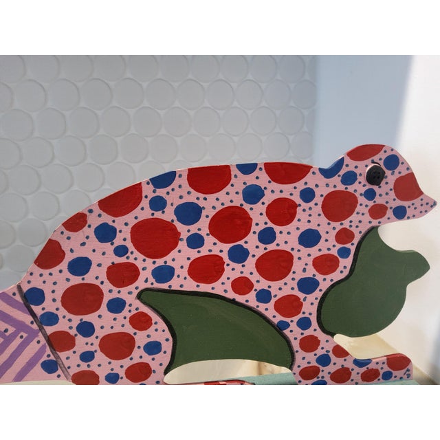 Folk Art Fantasy Frog Sculpture by Marvin Finn For Sale - Image 14 of 17