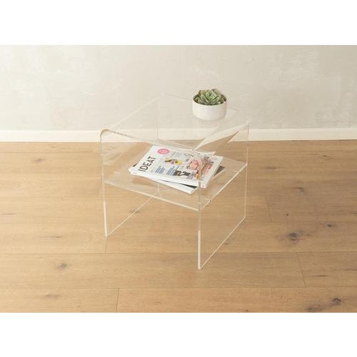 Vintage Acrylic Side Table, 1960s For Sale - Image 8 of 8