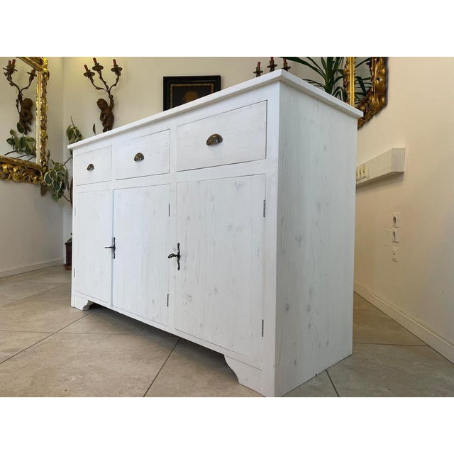 Farmhouse Sideboard in Spruce Wood For Sale - Image 14 of 15