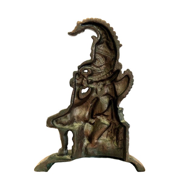 Cast Iron Doorstop of “Mr. Punch & Toby” For Sale In San Francisco - Image 6 of 8