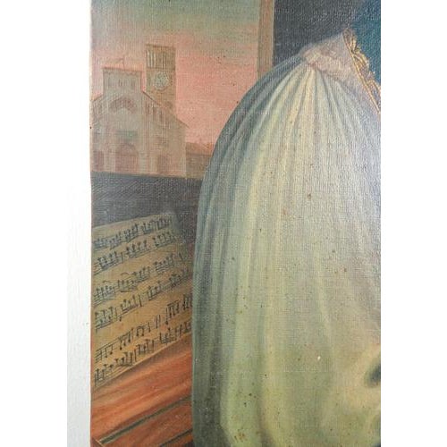 Stefano Chiantore, Portrait of a Man, 1796, Oil Painting, Framed For Sale - Image 10 of 18