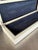 Off-white Vintage Coastal Faux Shagreen Long Box For Sale - Image 8 of 12