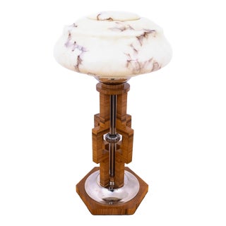 20th Century Art Deco Table Lamp, Poland, 1950s For Sale