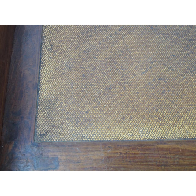 Brown Antique Seamless Rails Chinese Daybed For Sale - Image 8 of 11