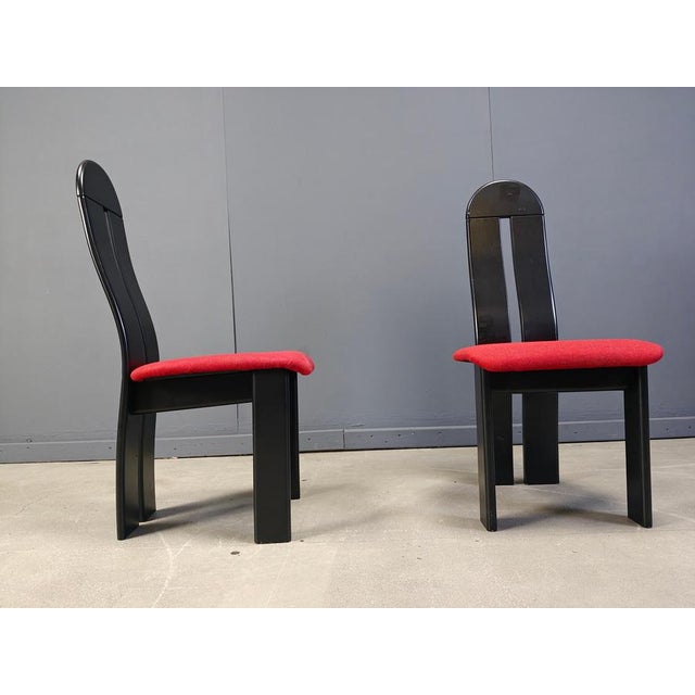 Postmodern Dining Chairs, 1980s, Set of 6 For Sale - Image 9 of 16