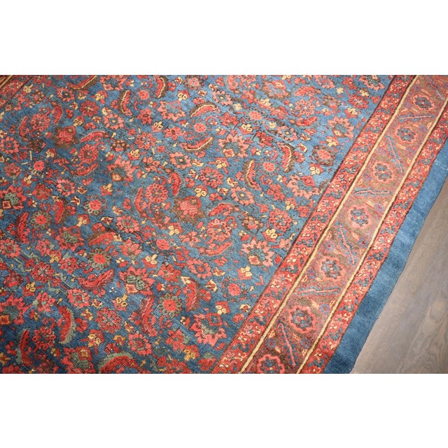Textile Stunning Antique Persian Bakshaish - 6' x 10'8" For Sale - Image 7 of 9