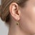 Brighten up your jewelry collection with a splash of fresh, vibrant color. These elegant dangle earrings feature...