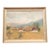 20th Century French Thatched Houses Painting For Sale
