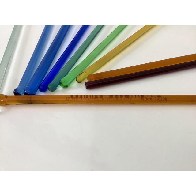 Antique Glass Swizzle Sticks Set of 10 Chairish