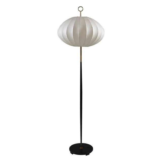 Mid-Century Swedish Floor Lamp attributed to Asea, 1950s For Sale - Image 10 of 10