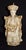 Vintage (1980's) Chinese Empress Statue on Base is made of Faux Ivory - Cast Resin in an Off White Finish. Made in Taiwan....