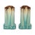 Belgian Art Deco Turquoise Earthenware Vases by Thulin, 1920s, Set of 2 For Sale - Image 6 of 16