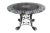 French 1990s Maitland Smith French Empire Style Iron & Inlaid Stone Round Center Dining Table For Sale - Image 3 of 12