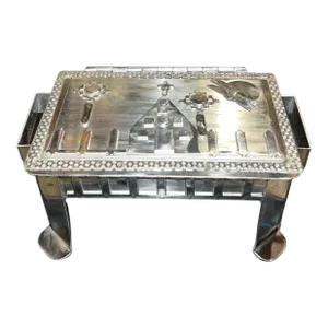 Signed Stanley Szwarc Modernist Industrial Stainless Steel Metalwork Jewelry & Trinket Box, 2009