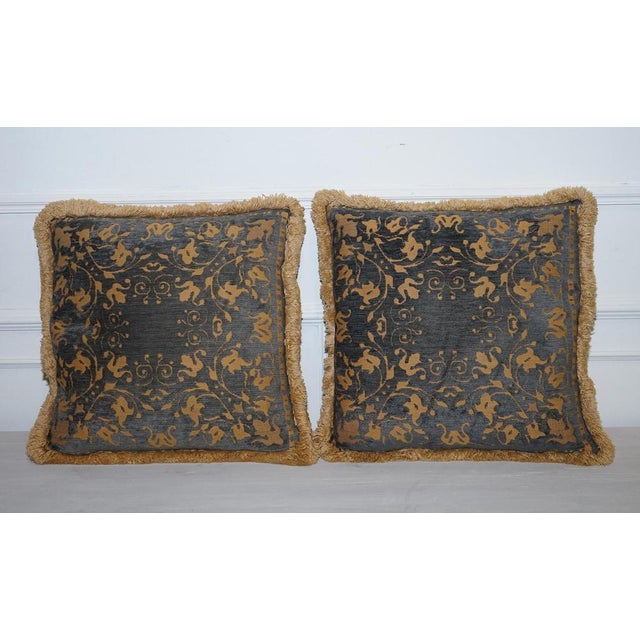 Vintage Jonelle Scatter Cushions in Duck Feather Filled, Set of 4 For Sale - Image 4 of 18