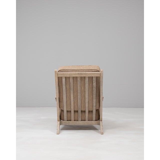 20th Century French Oak Armchair With Upholstered Seat And Back For Sale - Image 18 of 18