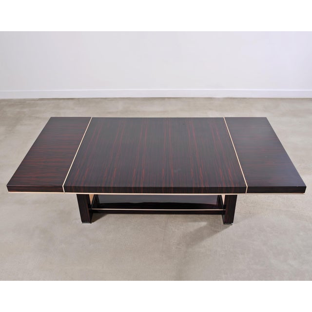 Dakota Jackson Macassar Ebony "Grand" Dining Table 11 Ft. For Sale - Image 14 of 18