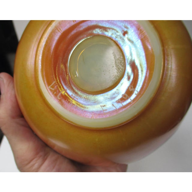 Late 19th Century Lct Tiffany Vase Circa 1890s' For Sale - Image 5 of 9