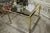Brass Vintage Design Institute of America DIA Brass Dining Table Game Table For Sale - Image 8 of 11