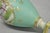 Antique Nippon Porcelain Hand Painted Windmill Scene Green Small Bolted Vase (B) For Sale - Image 12 of 15